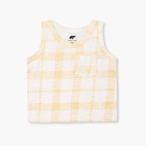 Sunshine Tank Top - Yellow Gingham